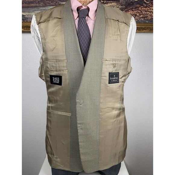 44R Ermenegildo Zegna 15 Milmil 15 Peppermint Sport Coat - Picture 9 of 12